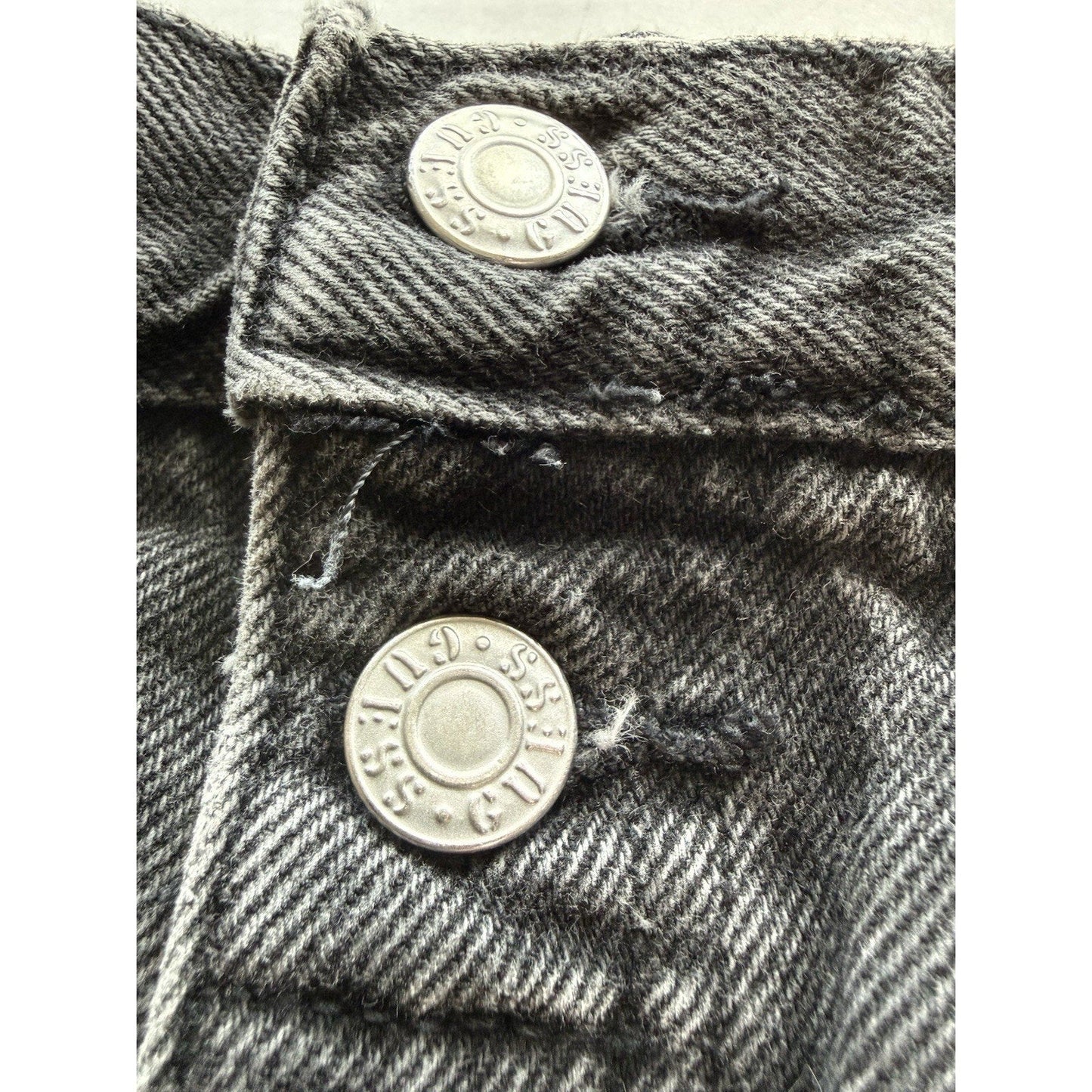 Guess Georges Marciano Vintage 90s Acid Wash Black Jeans Size 30 Made in USA - thriftgoblin