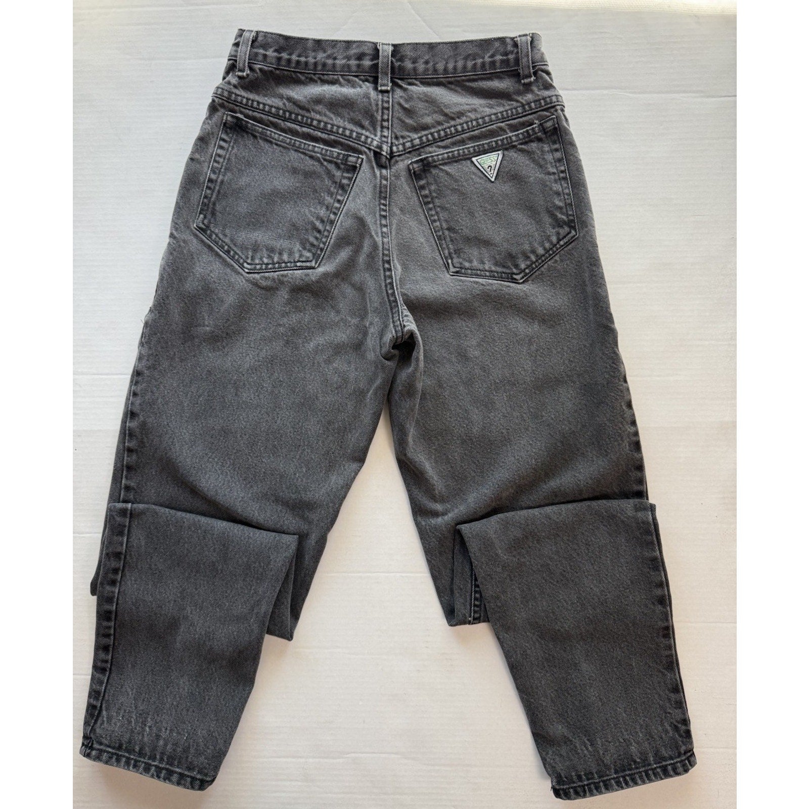 Guess Georges Marciano Vintage 90s Acid Wash Black Jeans Size 30 Made in USA - thriftgoblin