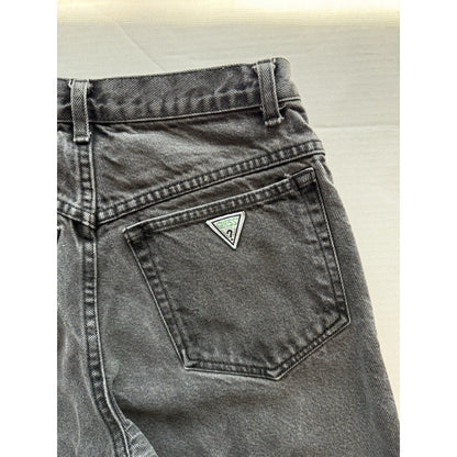 Guess Georges Marciano Vintage 90s Acid Wash Black Jeans Size 30 Made in USA - thriftgoblin