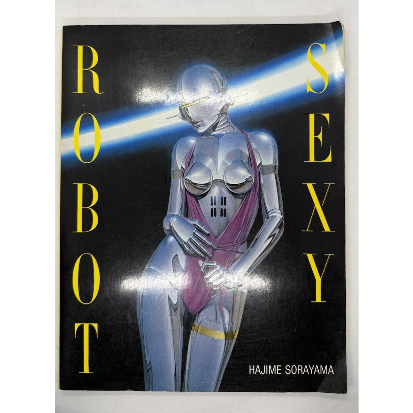 Hajime Sorayama 1983 Sexy Robot Sexy Metal Robot Cyborgs Gynoids Paperback - thriftgoblin