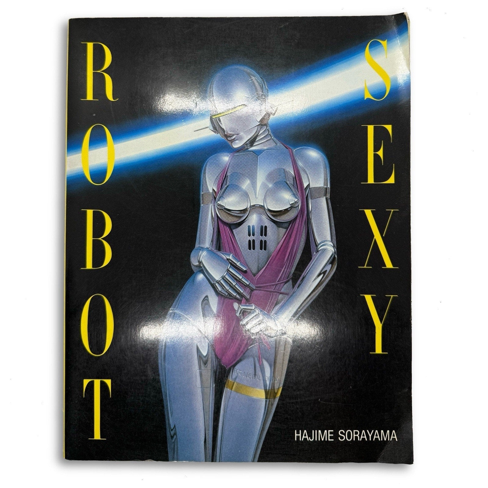 Hajime Sorayama 1983 Sexy Robot Sexy Metal Robot Cyborgs Gynoids Paperback - thriftgoblin