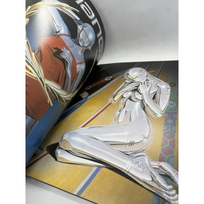 Hajime Sorayama 1983 Sexy Robot Sexy Metal Robot Cyborgs Gynoids Paperback - thriftgoblin