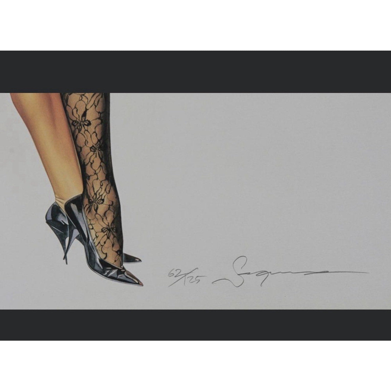 Hajime Sorayama Bondage Service Tray Signed Lithograph 62/125 Limited Edition - thriftgoblin