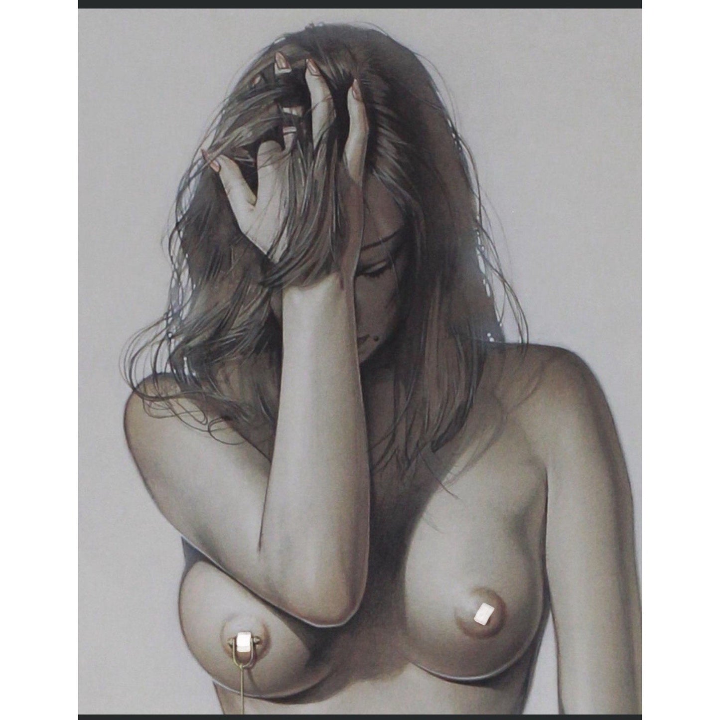 Hajime Sorayama Lithograph Limited Edition Signed Numbered Erotic Art Print Lewd - thriftgoblin