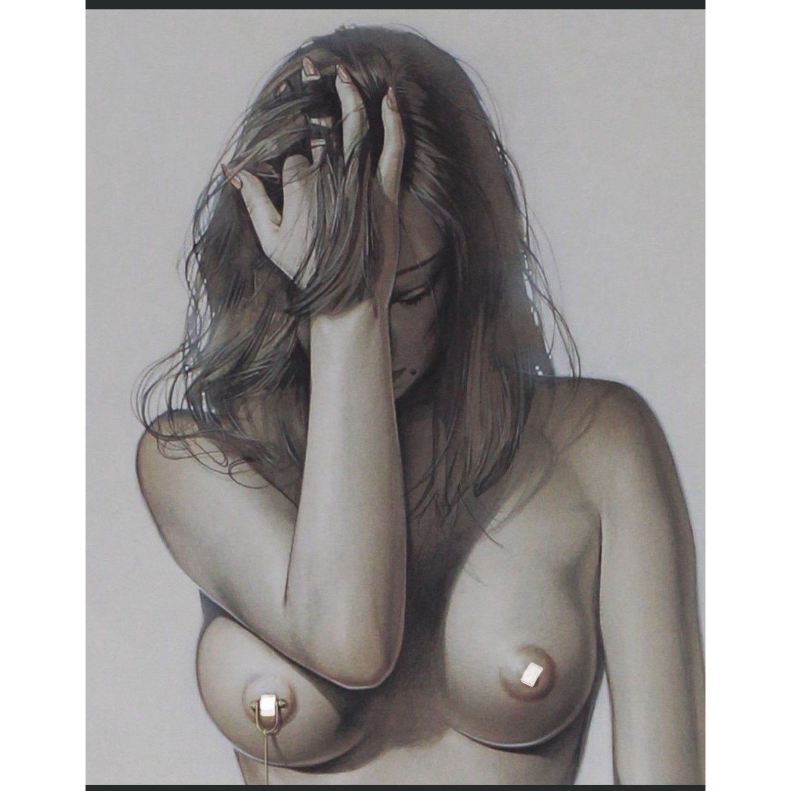 Hajime Sorayama Lithograph Limited Edition Signed Numbered Erotic Art Print Lewd - thriftgoblin