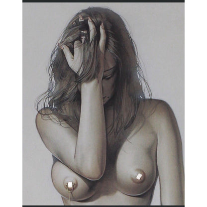 Hajime Sorayama Lithograph Limited Edition Signed Numbered Erotic Art Print Lewd - thriftgoblin