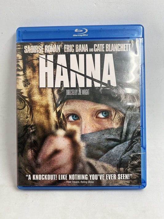 HANNA Blu - Ray Disc Saoirse Ronan, Eric Bana, Cate Blanchett - Action Film Movie - thriftgoblin