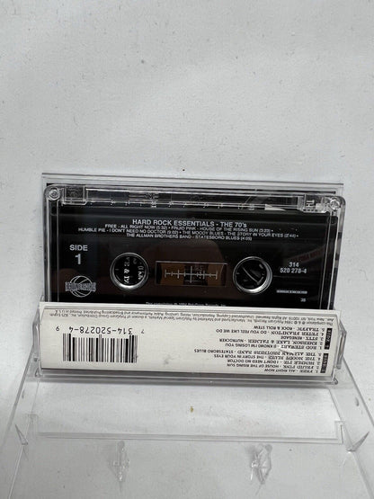 Hard Rock Essentials - The 70's (Cassette, 1994) Music Tape Styx Rod Stewart - thriftgoblin