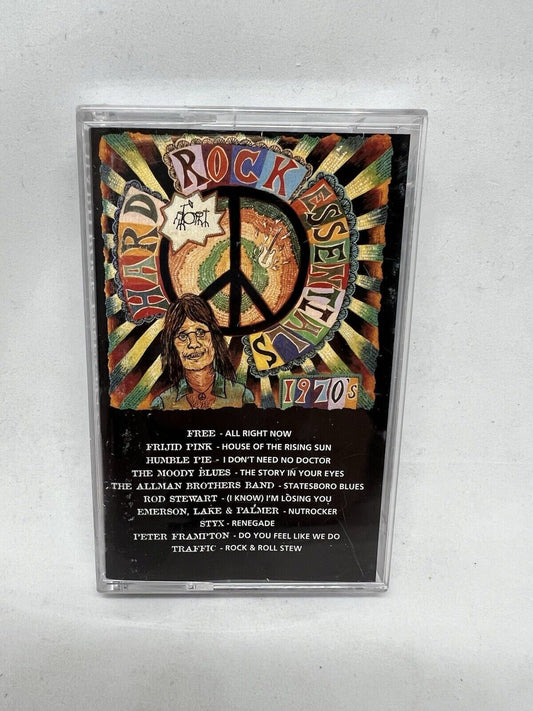 Hard Rock Essentials - The 70's (Cassette, 1994) Music Tape Styx Rod Stewart - thriftgoblin