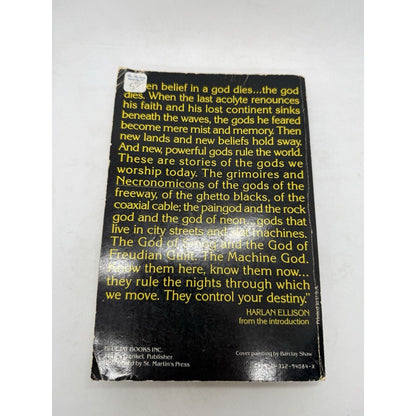 Harlan Ellison Deathbird Stories Bluejay Special Edition Sci Fi Paperback Book - thriftgoblin
