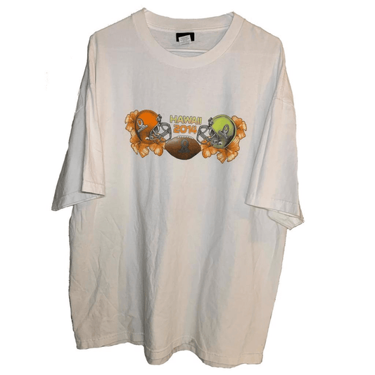 Hawaii 2014 Nfl Pro Bowl XXL AFC vs NFC Crewneck T Shirt - thriftgoblin