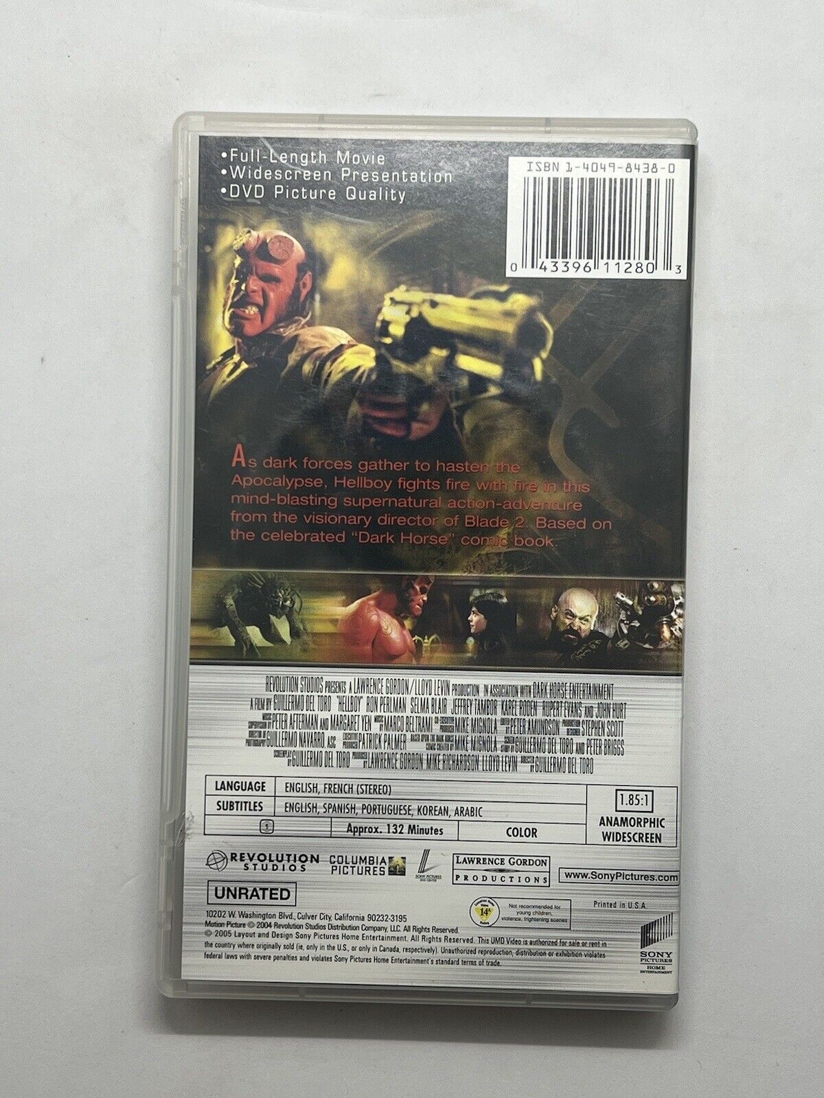 Hellboy PSP Movie (UMD, 2005, Universal Media Disc Directors Cut) Used - thriftgoblin