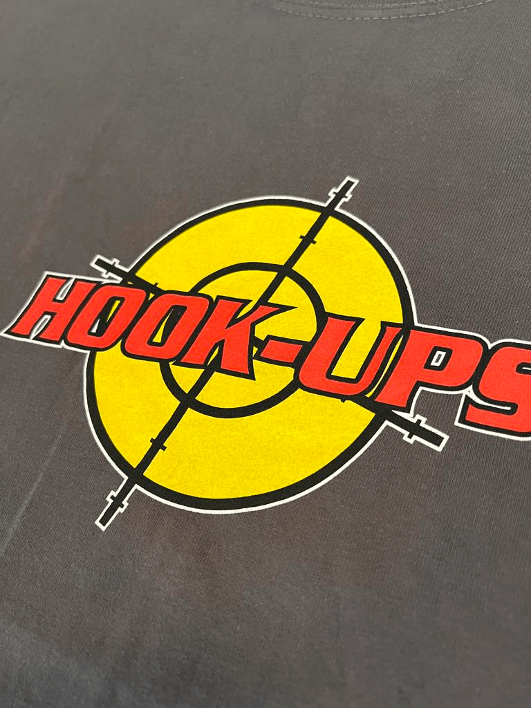 Hook - Ups Skateboards SS Crewneck T-shirt Crosshair - thriftgoblin