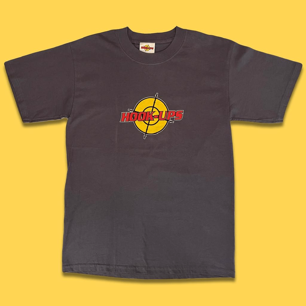 Hook - Ups Skateboards SS Crewneck T-shirt Crosshair - thriftgoblin
