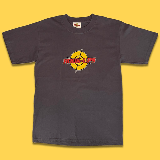 Hook - Ups Skateboards SS Crewneck T-shirt Crosshair - thriftgoblin