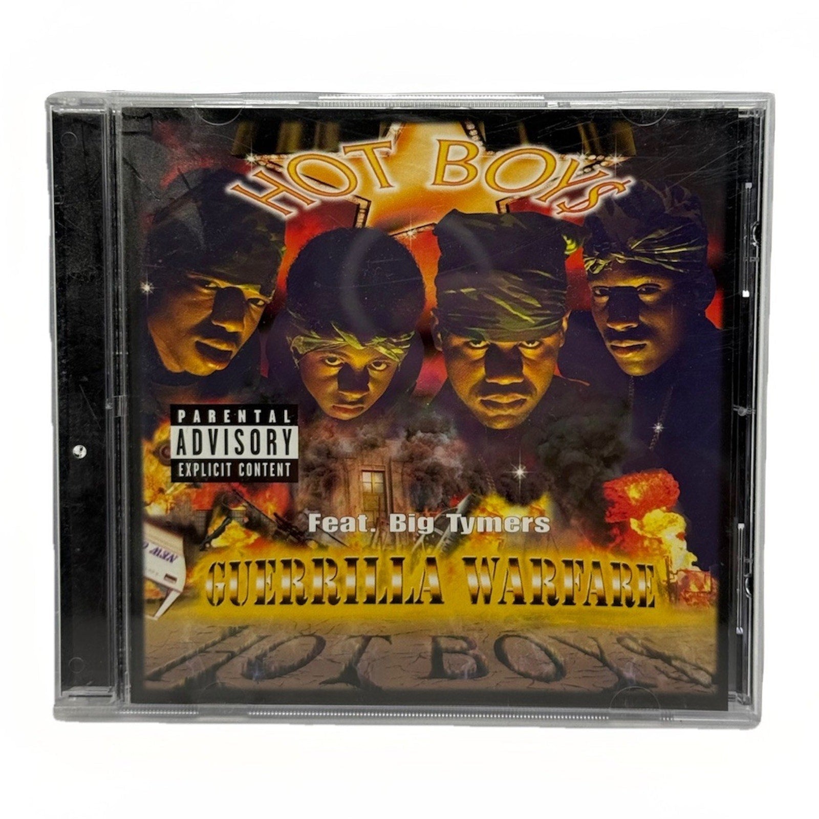 Hot Boys Guerrilla Warfare CD 1999 Cash Money Lil Wayne Juvenile Easy Does It - thriftgoblin