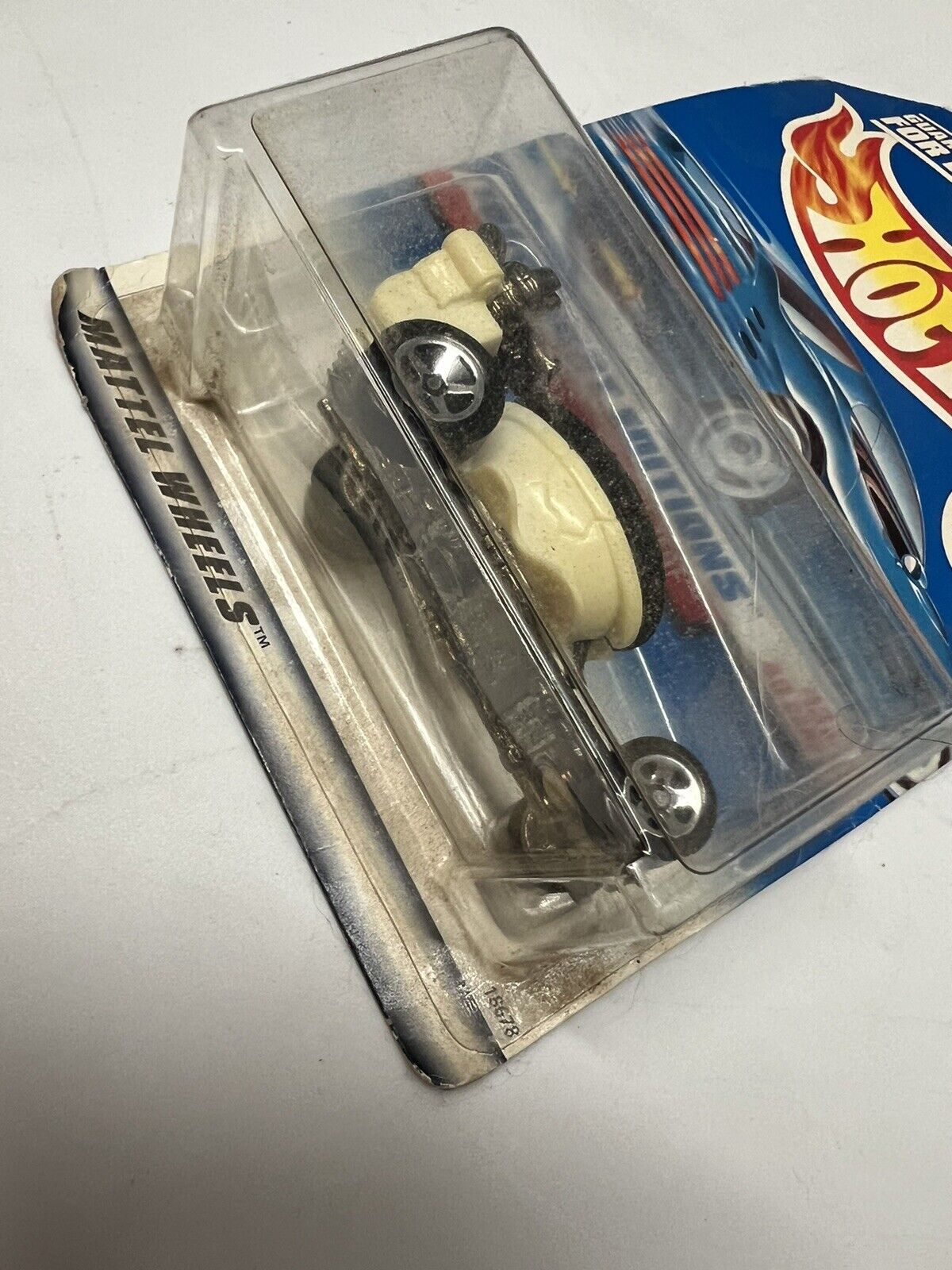 Hot Wheels Hot Seat 1998 First Edition Blue & White Card 13/40 648 - thriftgoblin