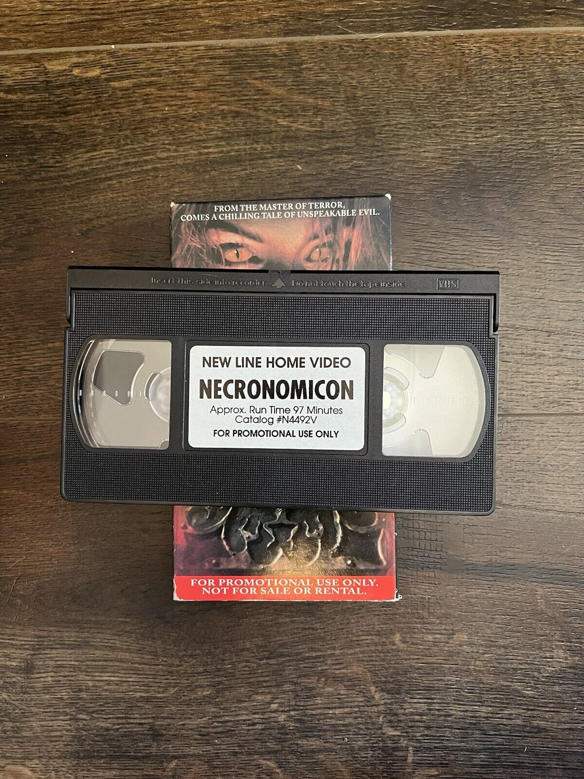 H.P. Lovecraft's Necronomicon: Book of the Dead Movie VHS Jeffrey Combs Tested - thriftgoblin