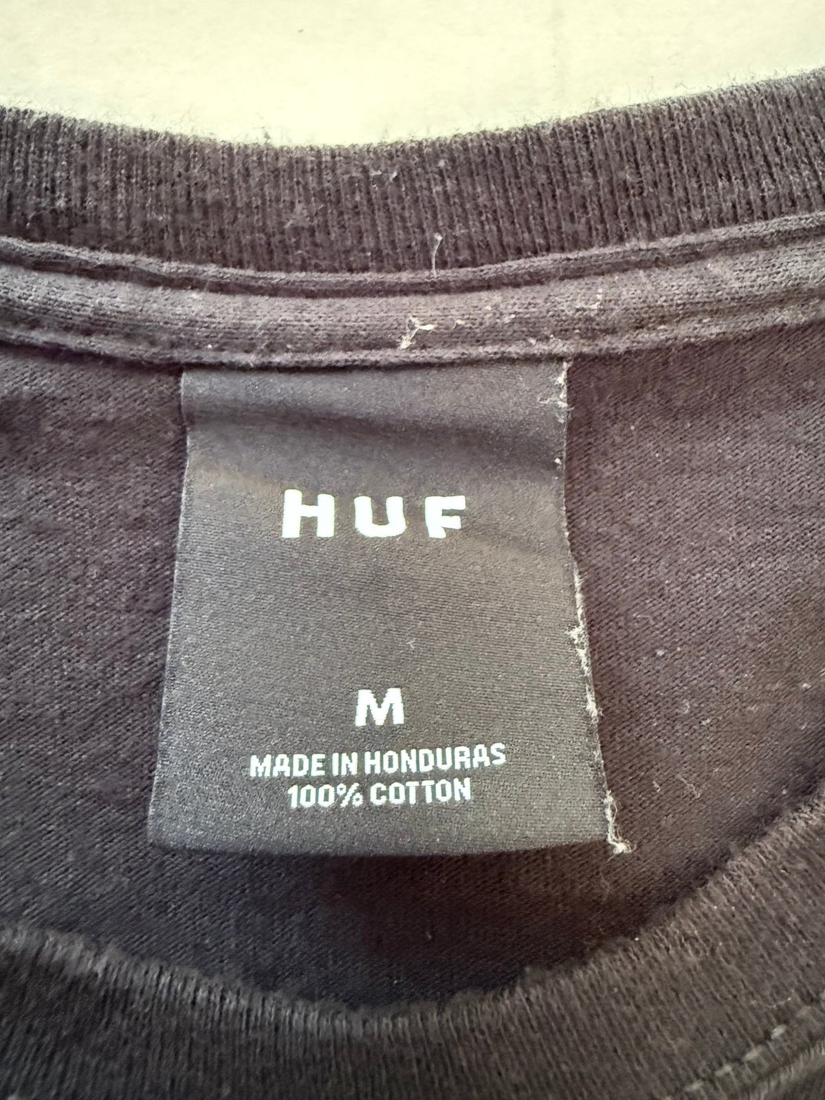 HUF x Erostika Rockin Jelly Bean Triple Triangle Tee Black Mens M Japan - Thrift GoblinT-Shirt