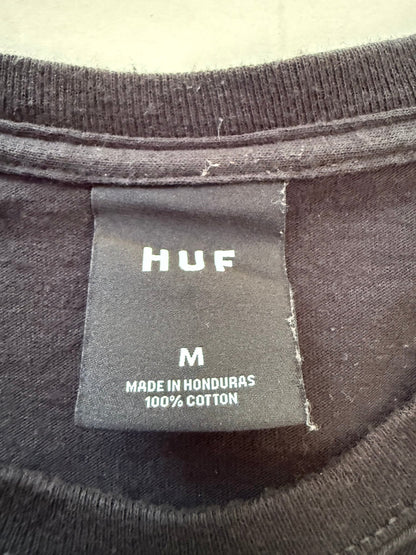 HUF x Erostika Rockin Jelly Bean Triple Triangle Tee Black Mens M Japan - Thrift GoblinT-Shirt