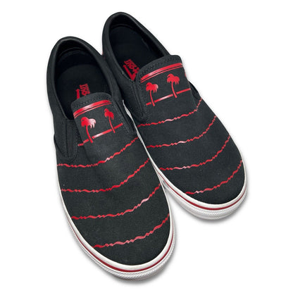 In - N - Out Burger Drink Cup Red And Black Shoe California Slip On Men’s Size 11 - thriftgoblin