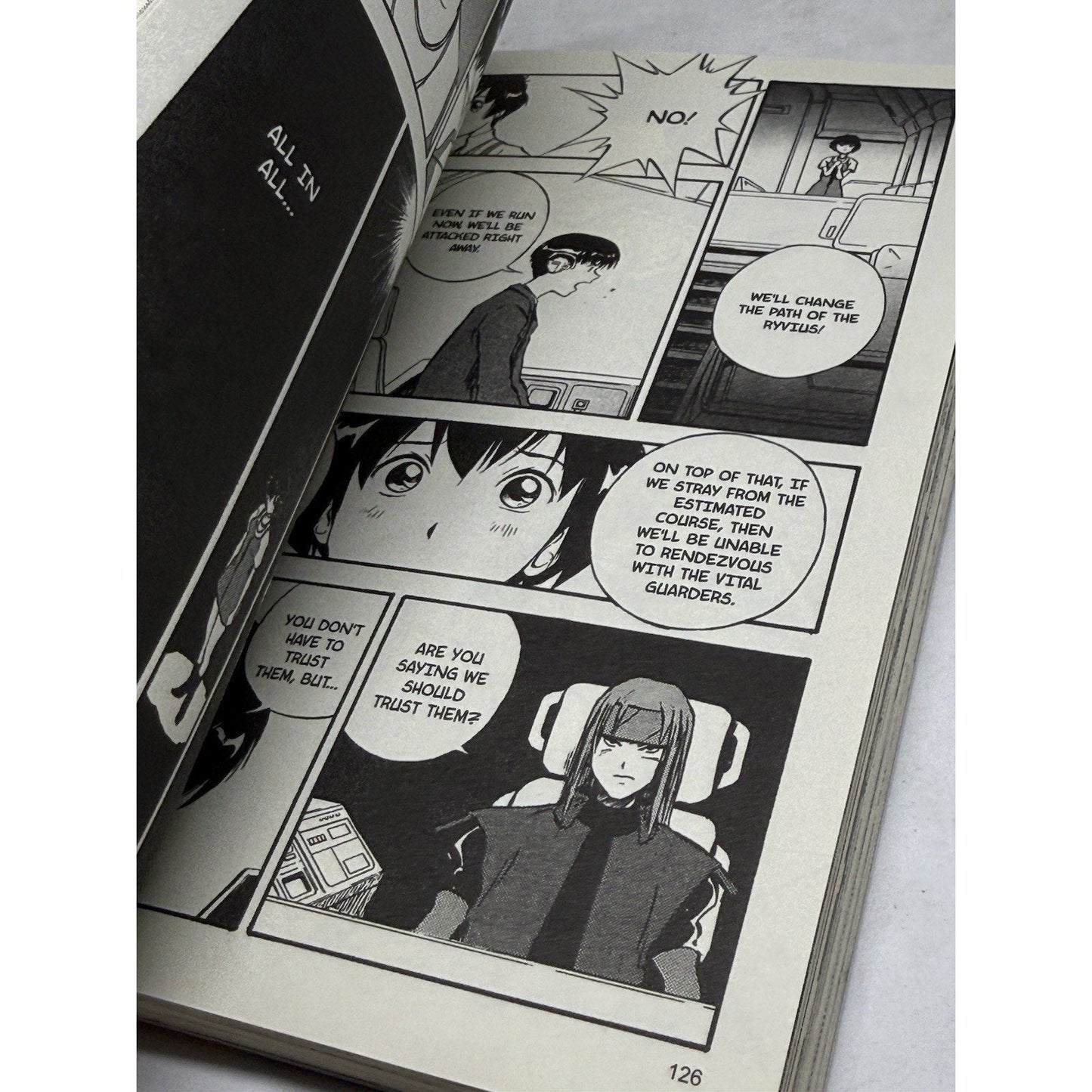 Infinite Ryvius Voyage 1 Manga Shinsuke Kurihashi Comics One 2002 Sci-Fi Anime - thriftgoblin