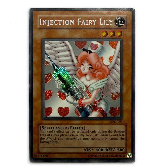 Injection Fairy Lily LOD-100 Legacy of Darkness Yu-Gi-Oh - Thrift GoblinTrading Card