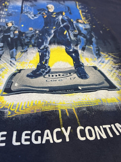 Intel Core i7 Processor Computer Gaming Mens Shirt - The Legacy Continues XL PC - thriftgoblin