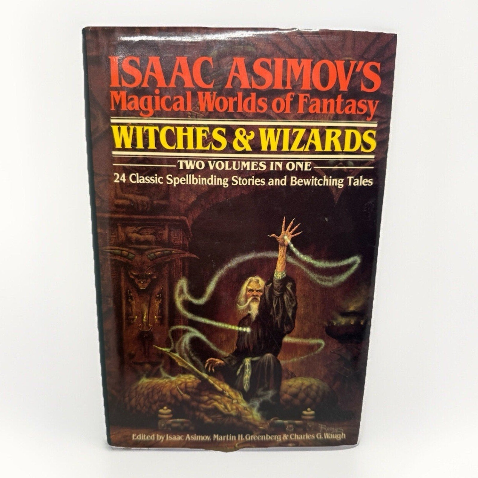 Isaac Asimov's Magical Worlds of Fantasy Witches & Wizards 2 Volumes in 1, HC/DJ - thriftgoblin