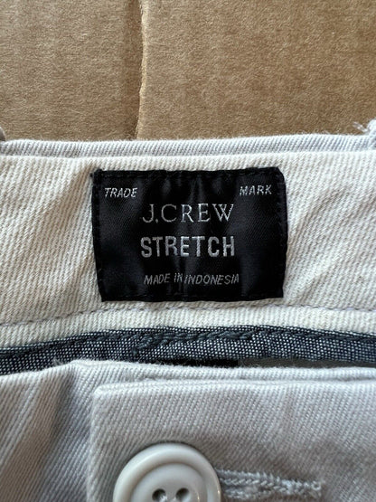 J Crew Pants Mens 32 Chino Flat Front Straight Leg 484 Slim Fit Stretch 32x32 - thriftgoblin