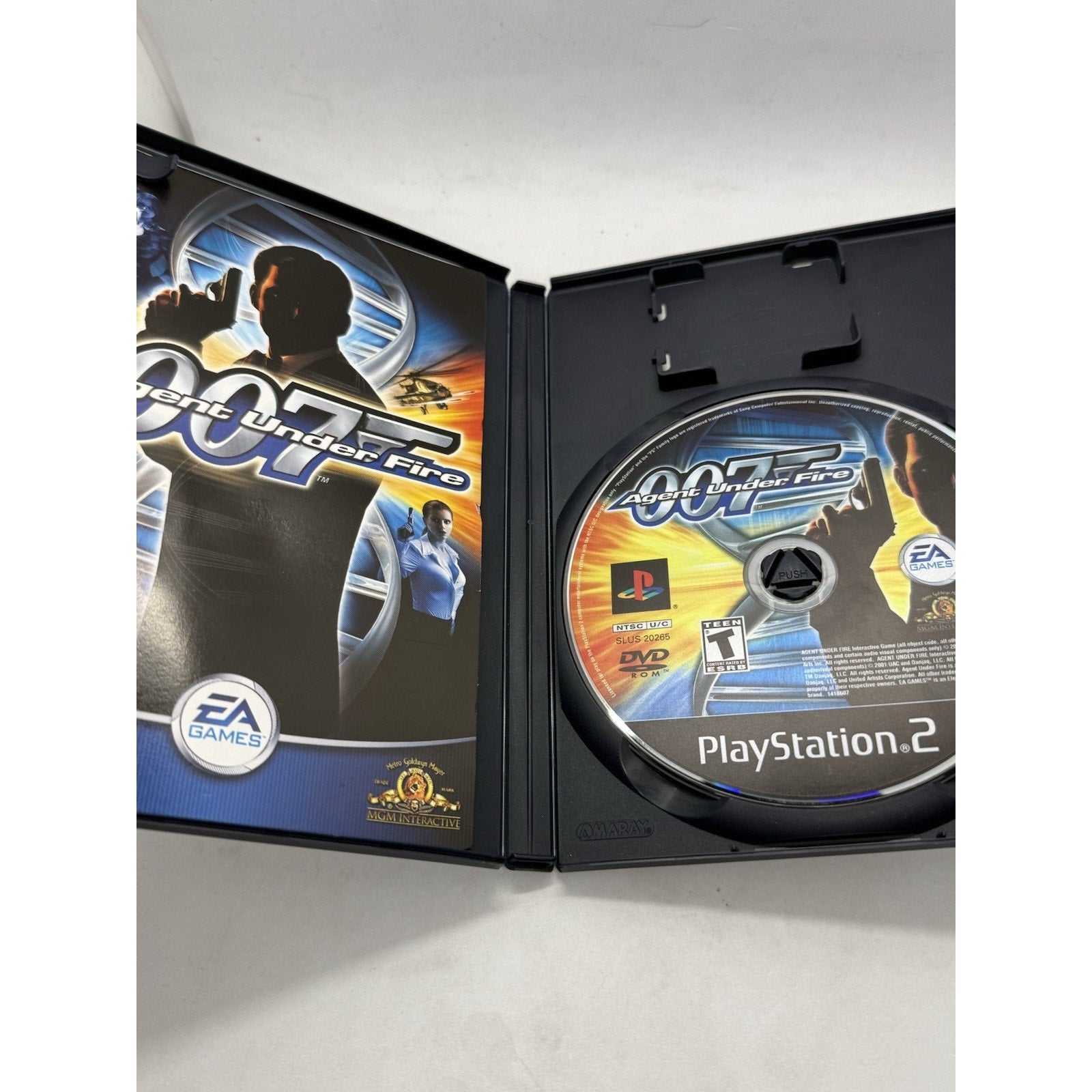 James Bond 007 Agent Under Fire (Sony PlayStation 2, 2001) Complete w Manual PS2 - thriftgoblin
