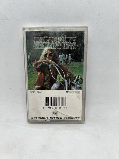 JANIS JOPLIN - GREATEST HITS (Cassette, 1973, CBS/Columbia) PCT 32168 - thriftgoblin
