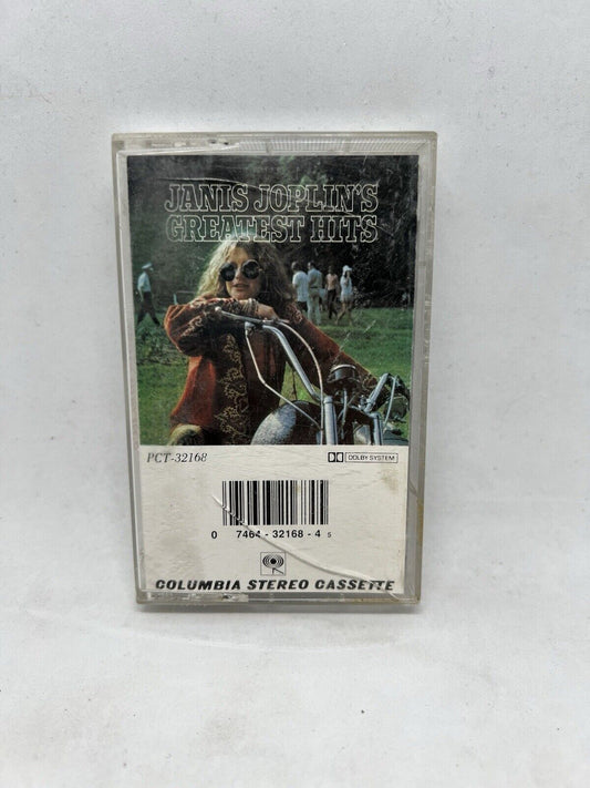 JANIS JOPLIN - GREATEST HITS (Cassette, 1973, CBS/Columbia) PCT 32168 - thriftgoblin