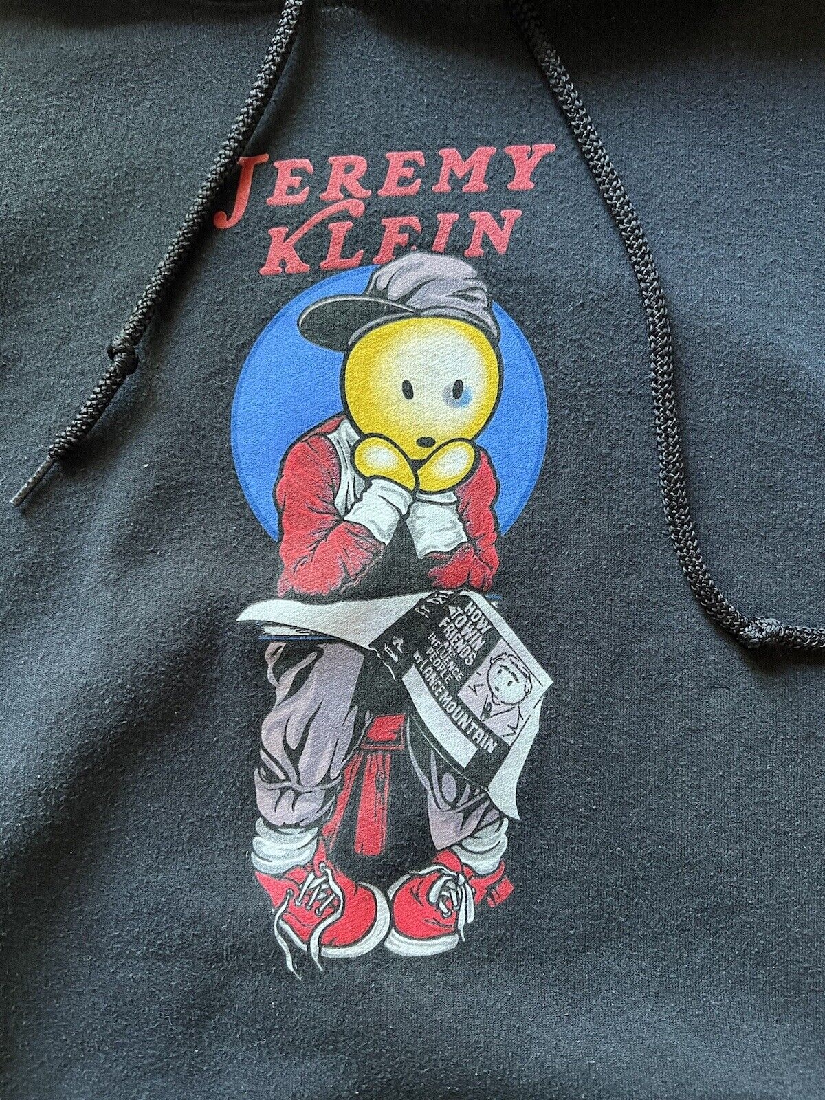 Jeremy Klein Industries Lance Mountain Skateboarding Pullover Graphic Hoodie - thriftgoblin