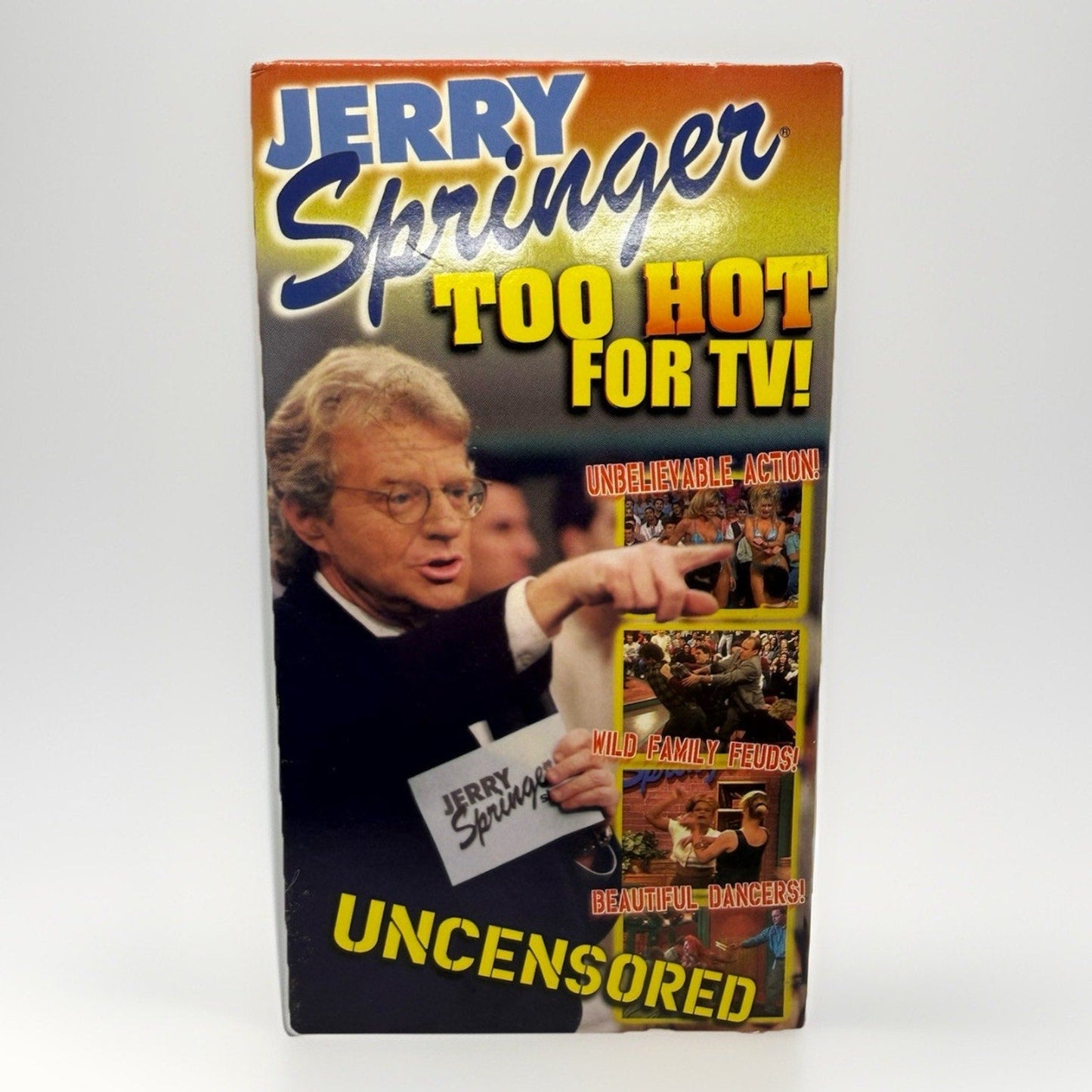Jerry Springer Too Hot For TV! Uncensored Deluxe Edition VHS - thriftgoblin