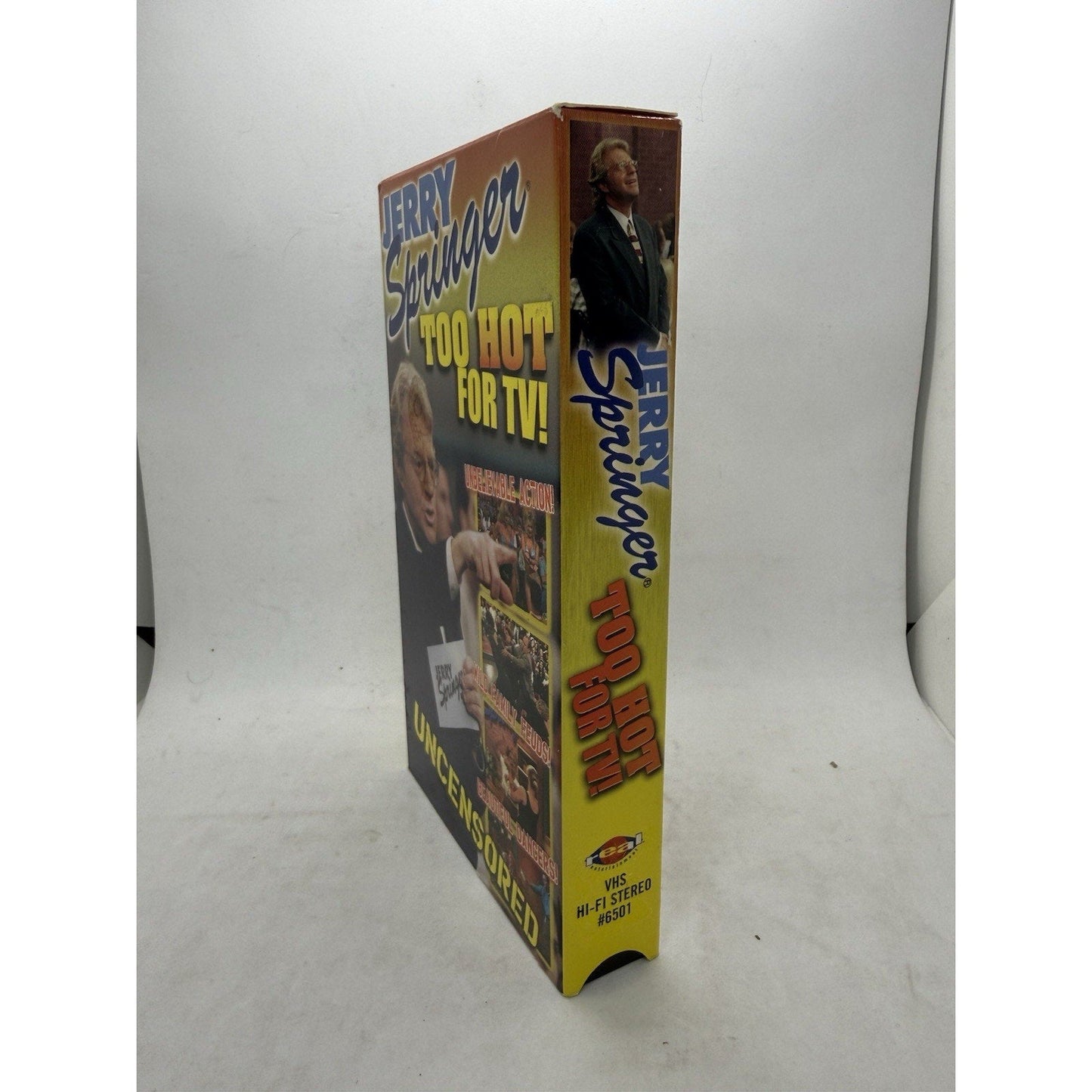 Jerry Springer Too Hot For TV! Uncensored Deluxe Edition VHS - thriftgoblin