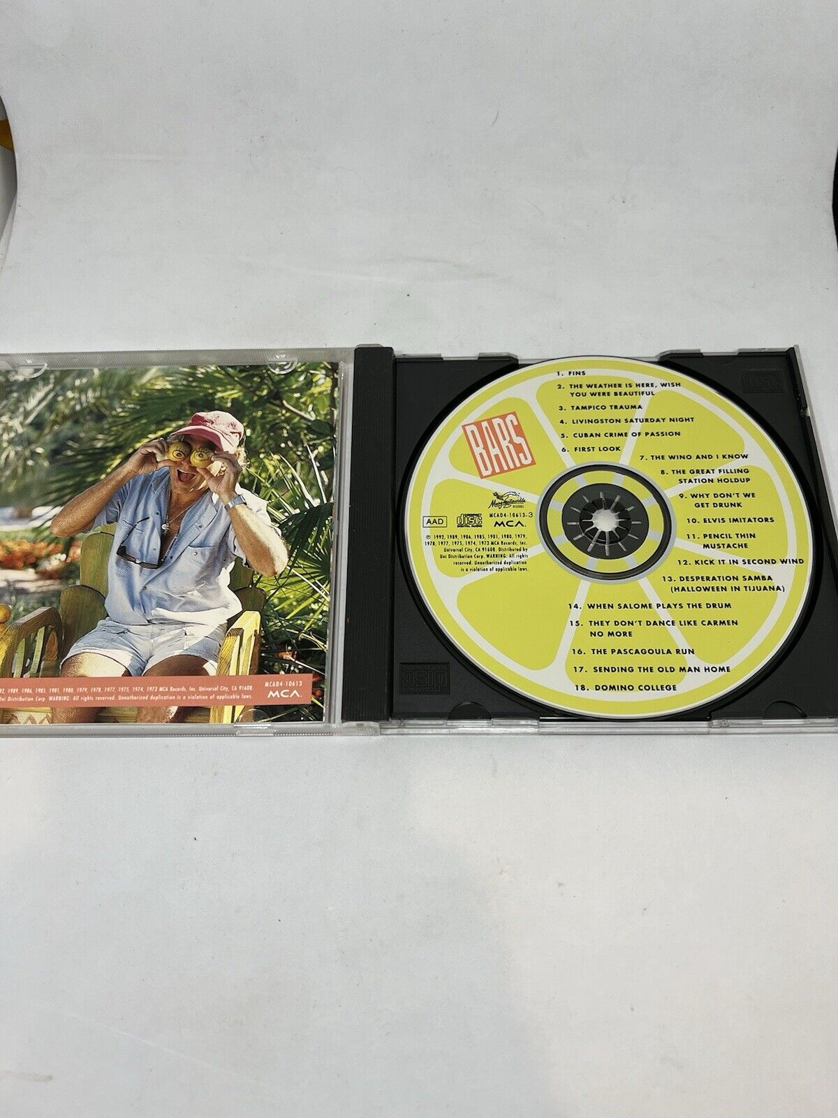 Jimmy Buffett Bars CD With Card Part Of Set MCAD - 10613 Tested - thriftgoblin