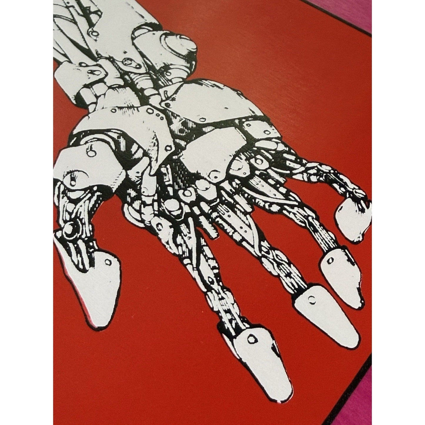 JK Industries Akira Tetsuo Transformation Gold Dip 8.25 Skateboard Deck Hand - thriftgoblin