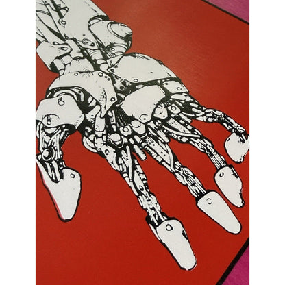 JK Industries Akira Tetsuo Transformation Gold Dip 8.25 Skateboard Deck Hand - thriftgoblin