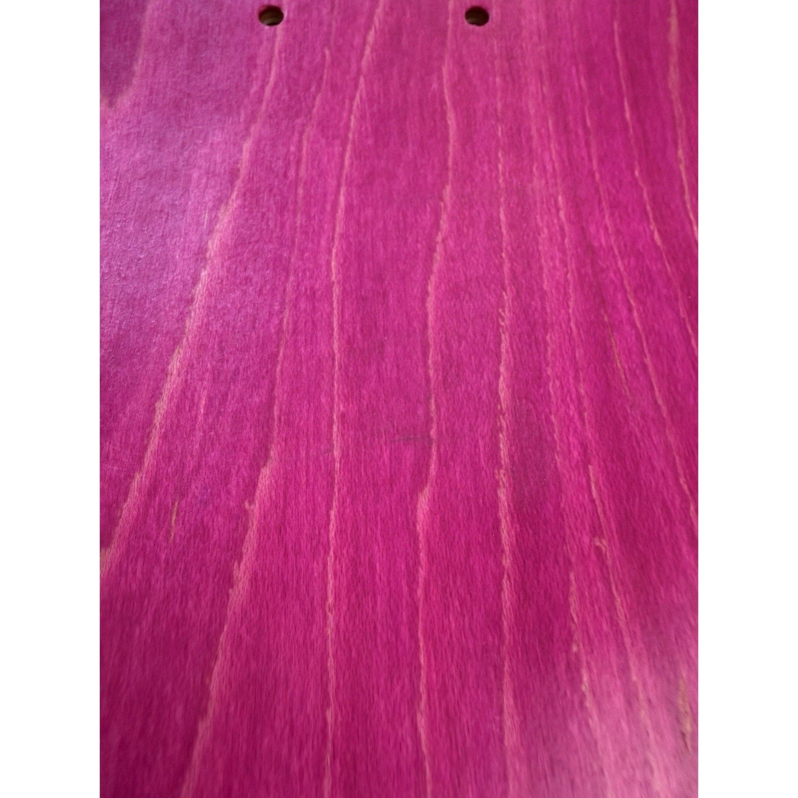 JK Industries Jeremy Klein Signed VHS Series Skateboard Deck Horror Pink Stain - thriftgoblin