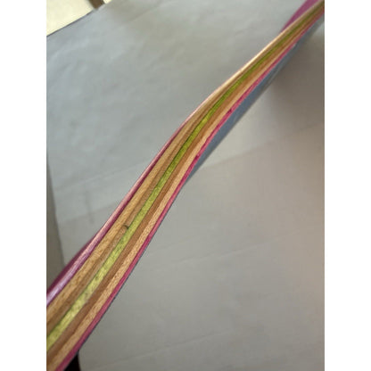 JK Industries Jeremy Klein Signed VHS Series Skateboard Deck Horror Pink Stain - thriftgoblin
