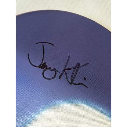 JK Industries Jeremy Klein Signed VHS Series Skateboard Deck Horror Pink Stain - thriftgoblin