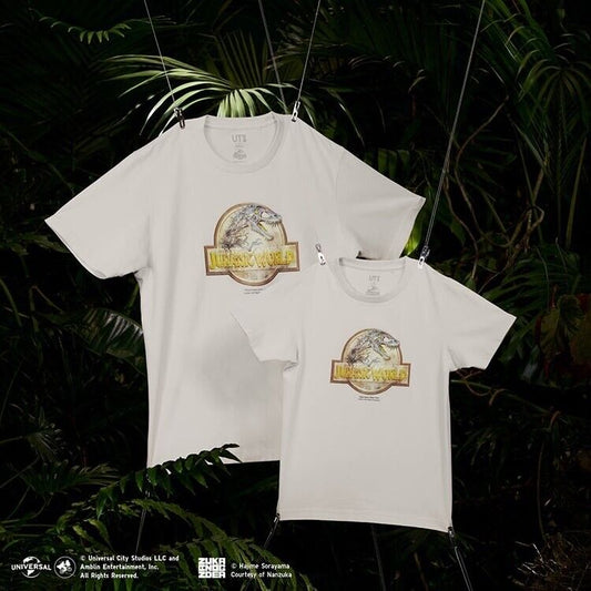 Jurassic World Collab Hajime Sorayama Uniqlo Off White Mens Shirt M Science Park - thriftgoblin