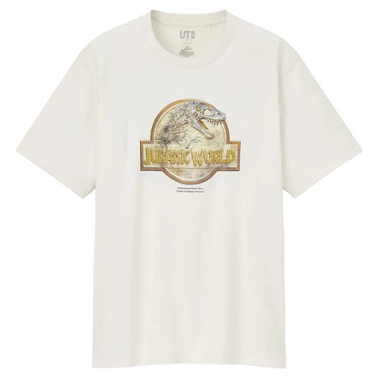 Jurassic World Collab Hajime Sorayama Uniqlo Off White Mens Shirt M Science Park - thriftgoblin