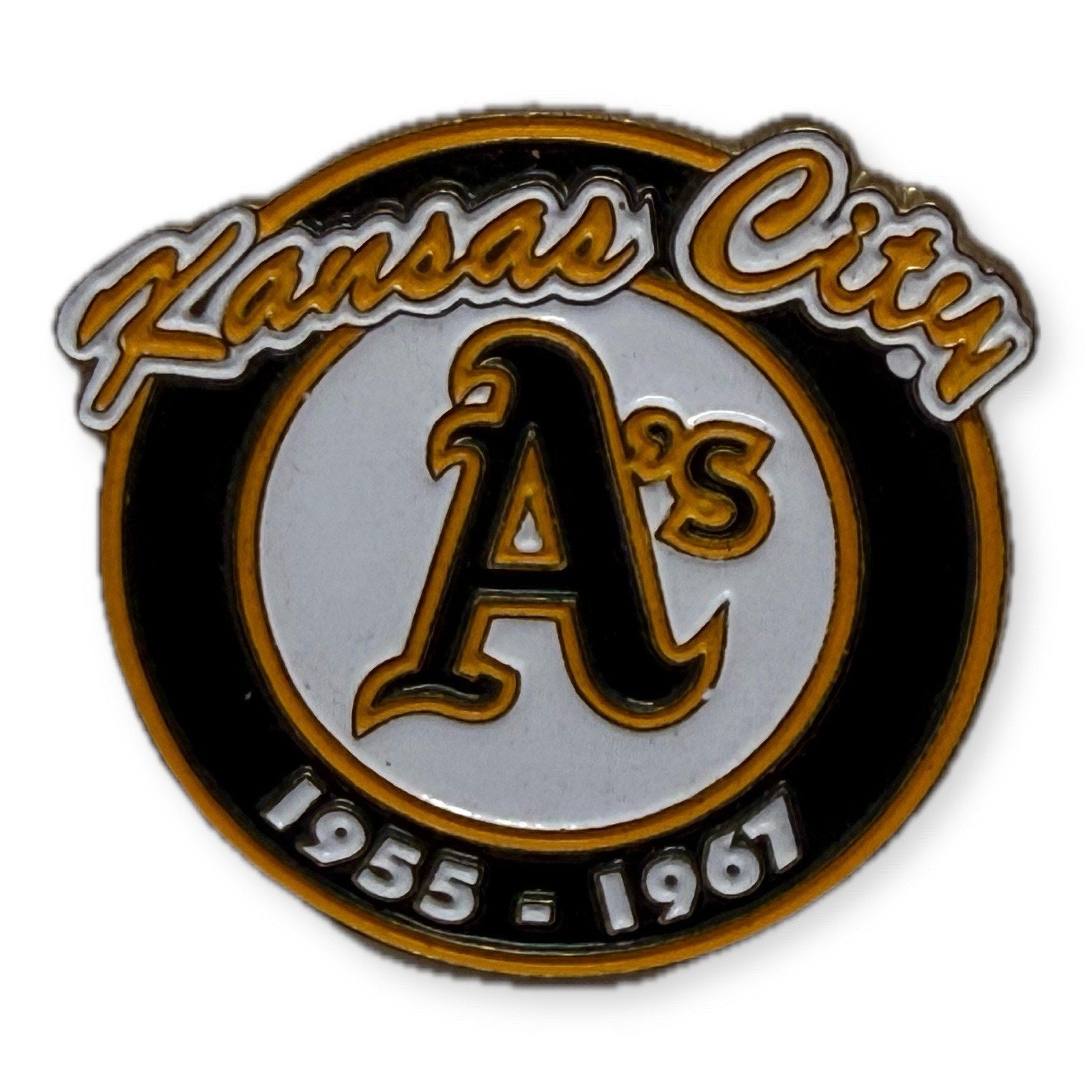 Kansas City Athletics A's 1955-1967 Oakland Logo Pin Sacramento MLB 2000 - thriftgoblin