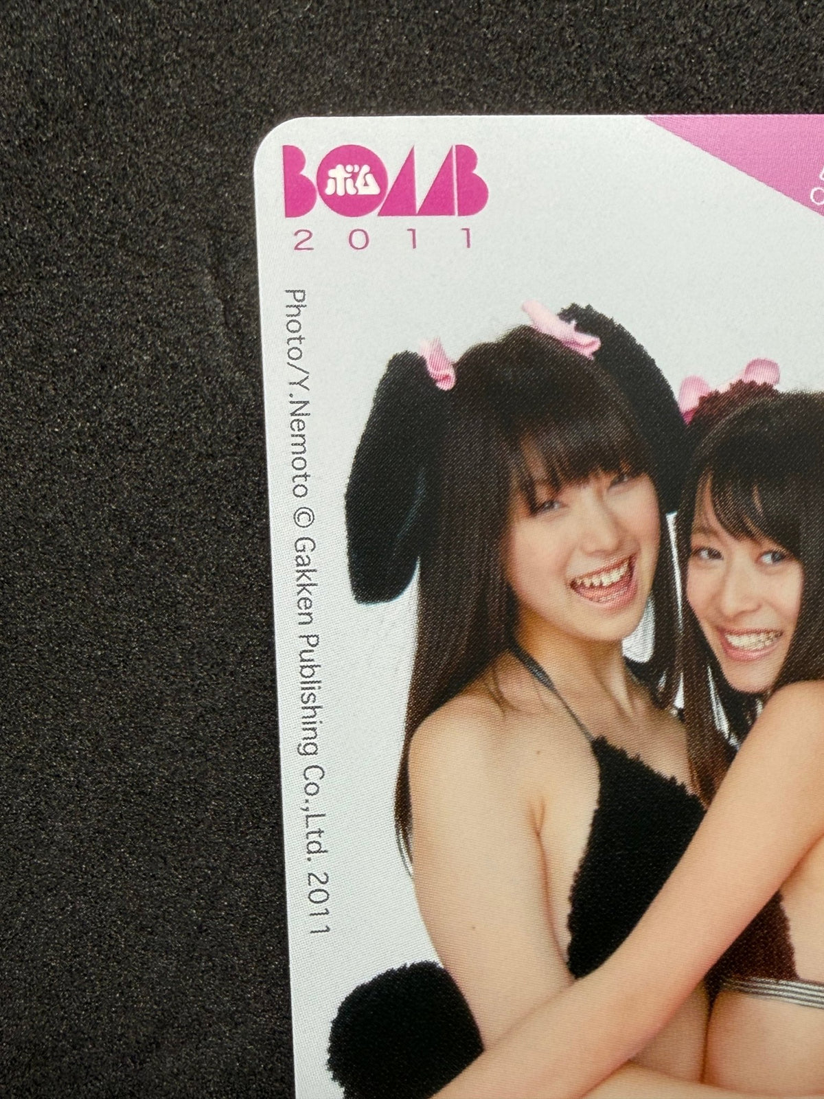 Kaoru Goto x Chika Ojima BOMB 2011 Unused Japanese Telephone Card (Teleca) - Thrift GoblinTelephone Card