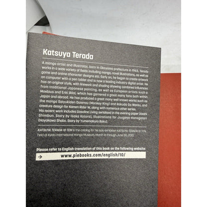 Katsuya Terada 10 TEN Retrospective Art Book 2013 Manga Illustration Catalog - thriftgoblin