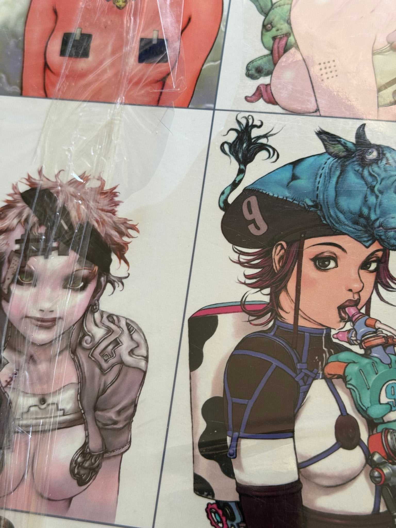 Katsuya Terada Portfolio Cover Girls Dark Horse Deluxe 2004 Sealed - thriftgoblinArt Book