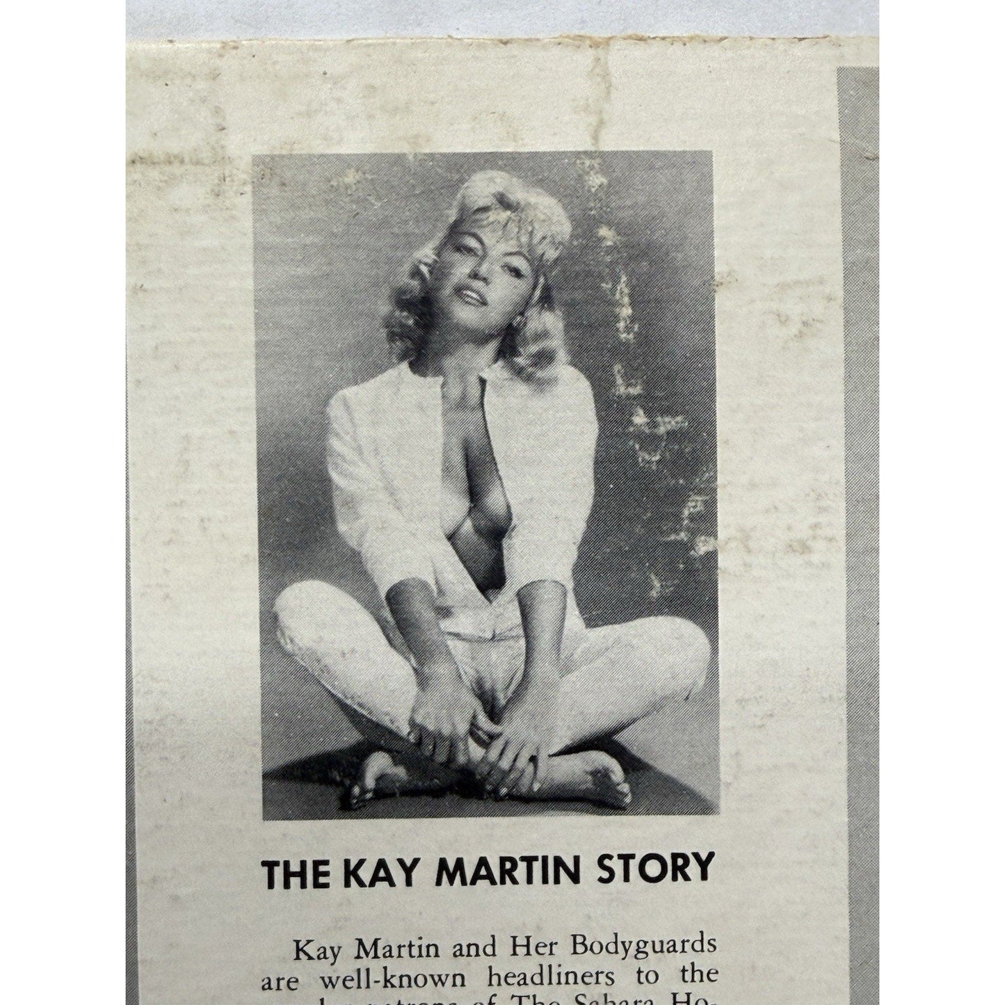 Kay Martin I Know What He Wants for Christmas 1962 Fax LP Adult Xmas Pinup Vinyl - thriftgoblin