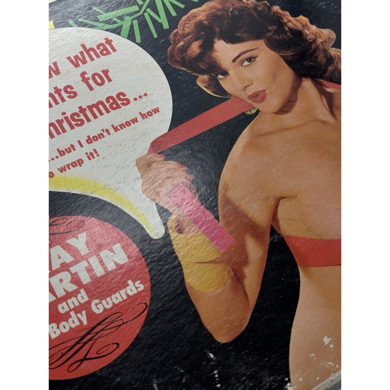 Kay Martin I Know What He Wants for Christmas 1962 Fax LP Adult Xmas Pinup Vinyl - thriftgoblin